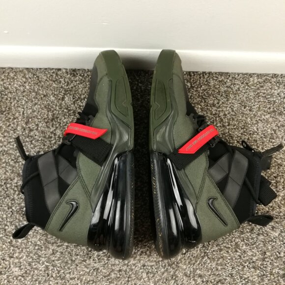 Nike Air Force 270 Utility Sequoia Men's Size 11 US Aq0572-300 Athletic Shoes - Picture 4 of 9